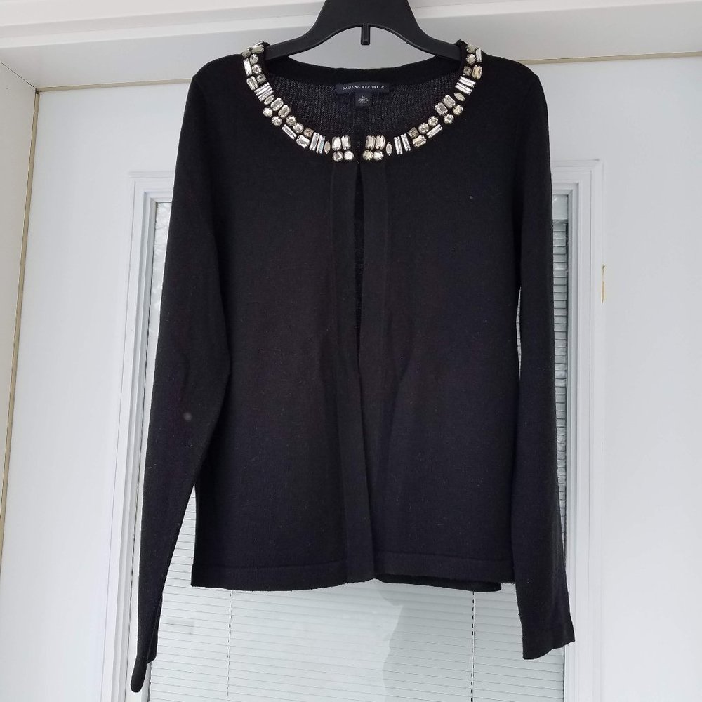 Banana Republic Black Cardigan Sweater